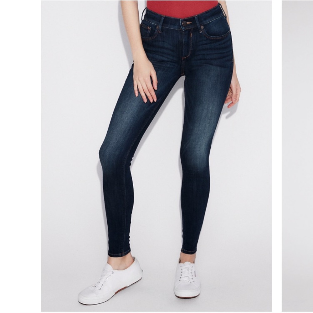 SOLD nwot express midrise jean leggings size 2S